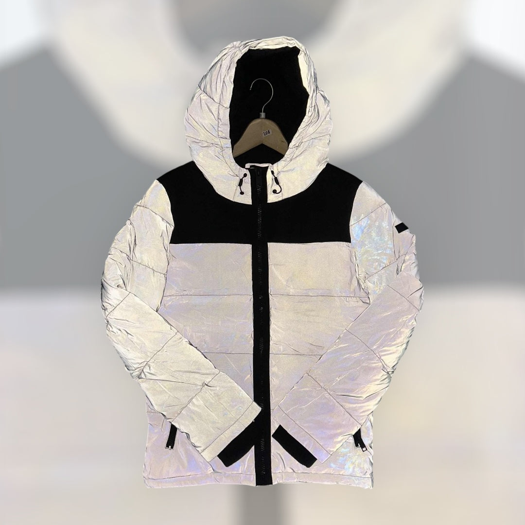 DKNY reflective coat 208